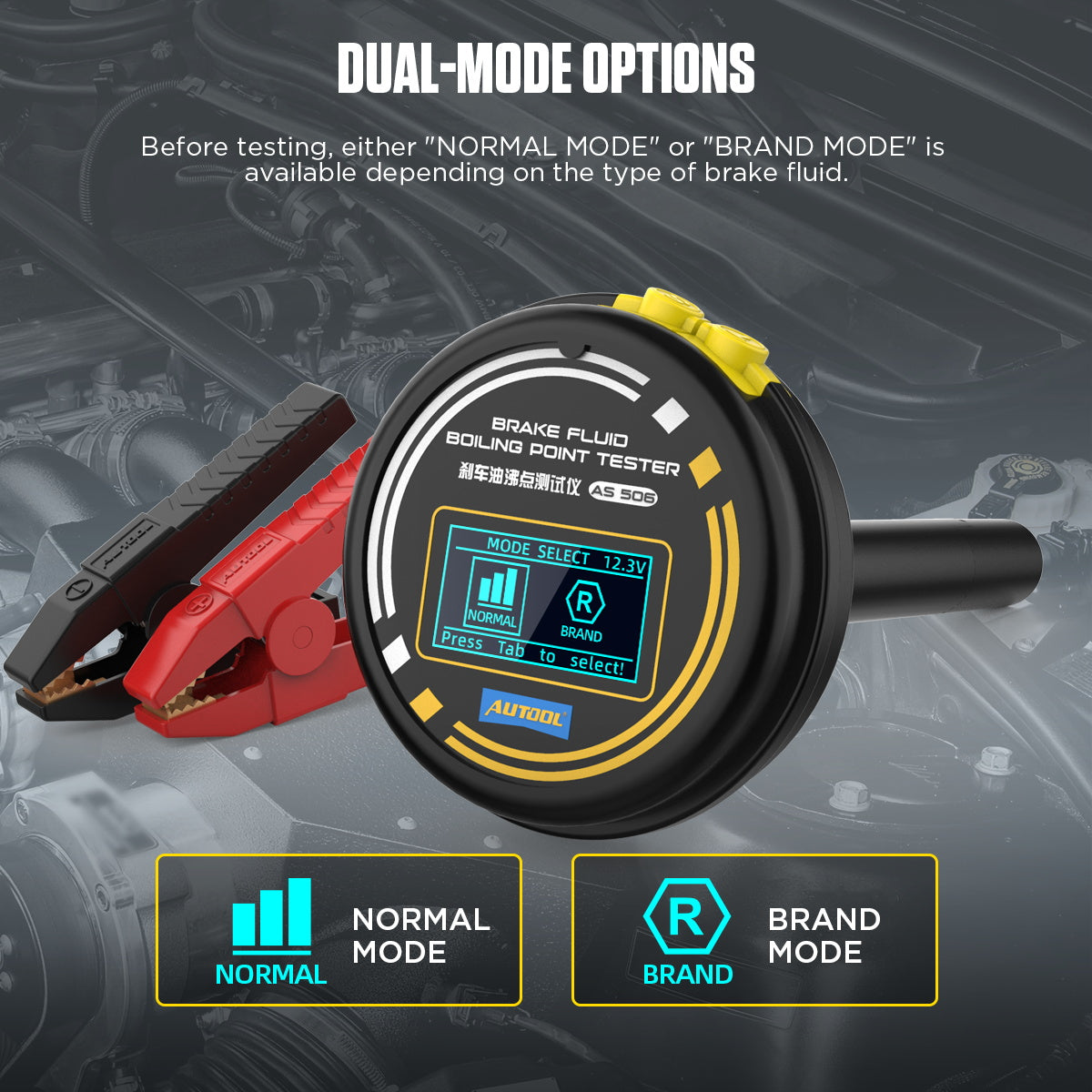Official Factory New Product  AUTOOL AS506 Brake Fluid Boiling Point Detector Support DOT3, DOT4,DOT5, DOT5.1