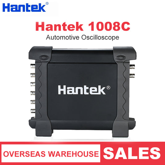 Hantek 1008c Automotive Oscilloscope/DAQ/Programmable Generator Handheld 8 Channels USB Oscilloscopes with Auto Ignition Probe