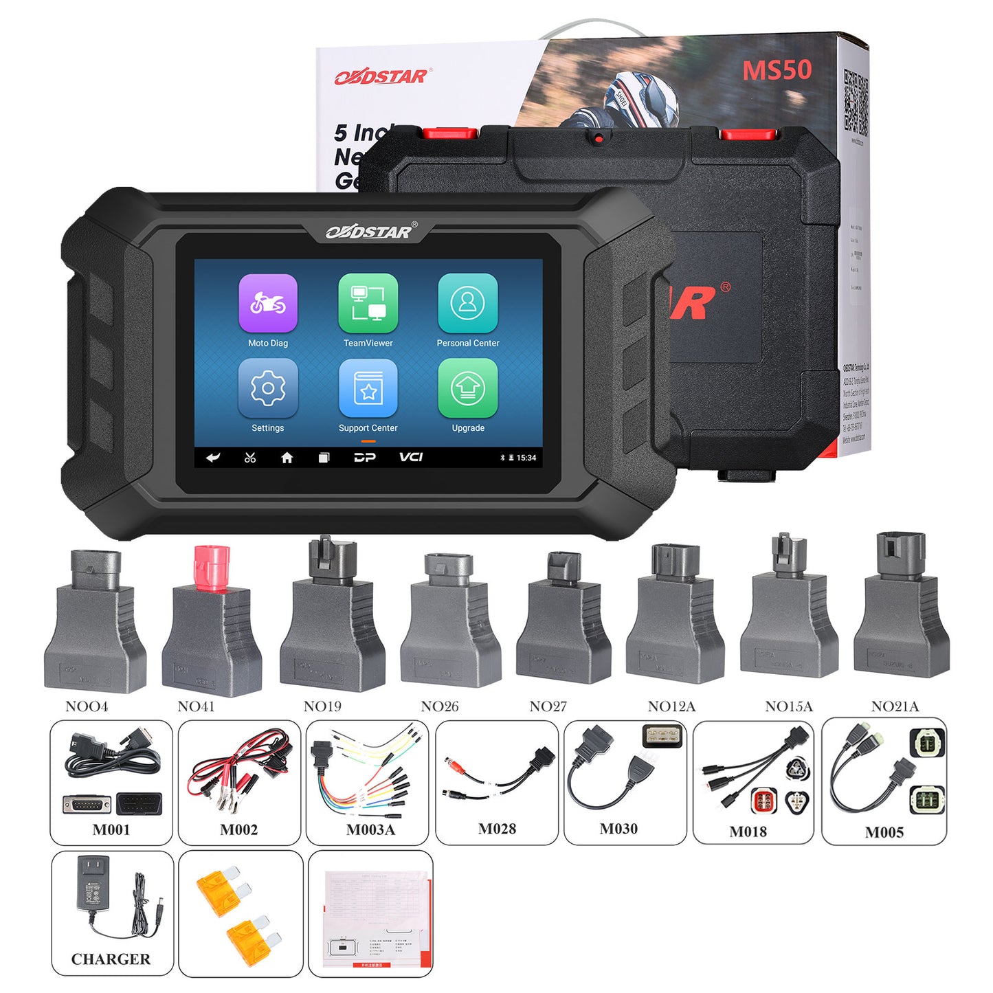 OBDSTAR MS50 Tablet STD Configuration for Motorcycle/ Snowmobile/ ATV/ UTV
