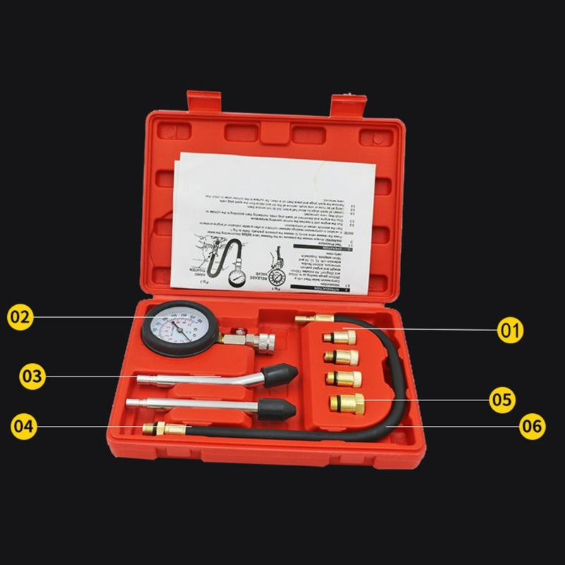 Compression Tester for Gasoline Engine Cylinder Compression Tester Engine Gauges for Car Motorbike