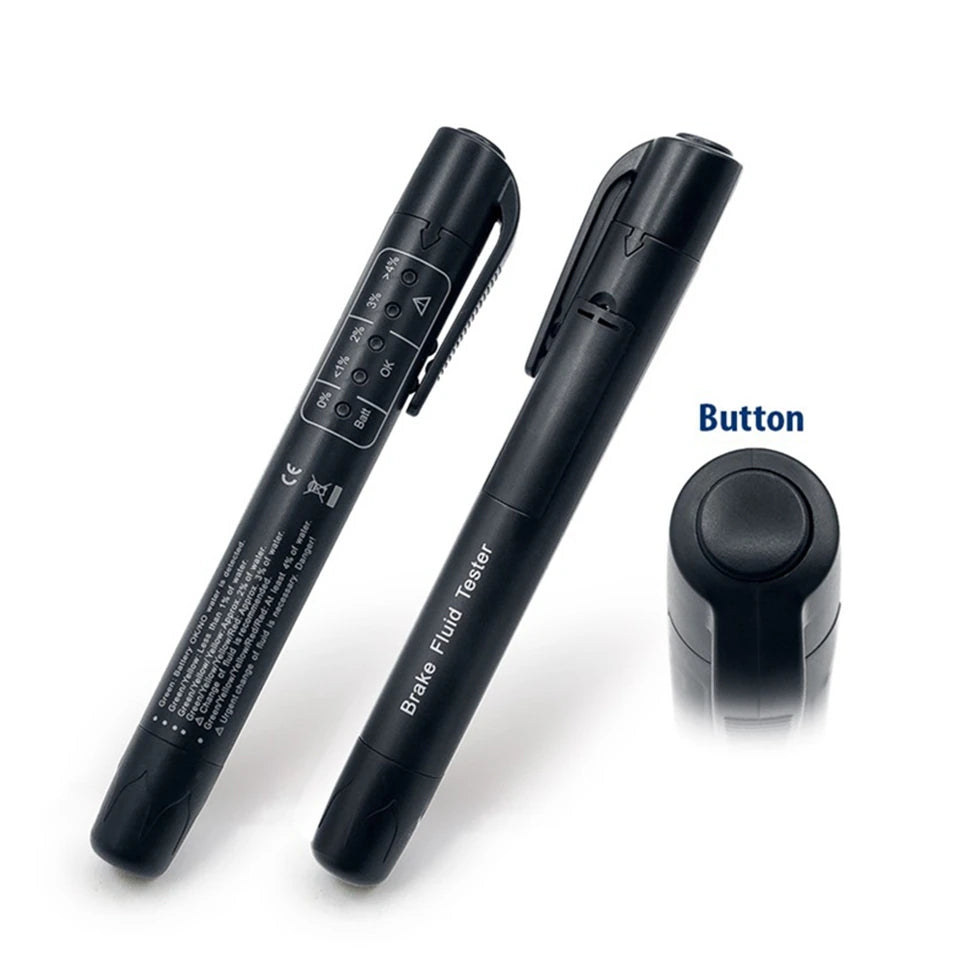 Auto Car Brake Fluid Liquid Tester Pen With 5 LED Car Auto Vehicle Tools Diagnostic Tools Mini Brake Fluid Tester For DOT3/DOT4