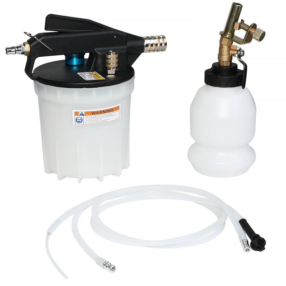 2L Car Vacuum Brake Bleeder Bleeding Kit Pneumatic Explosion-proof Shunt Decompression Garage Vacuum Pump Fluid Refueling Tool