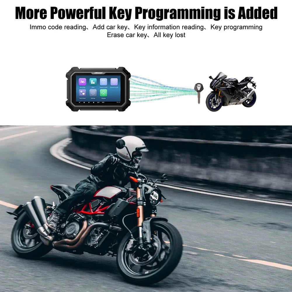 Original OBDSTAR MS80 Support IMMO Programming Intelligent Motorcycle Diagnostic Tool Key Programming / Odo meter Recalibration