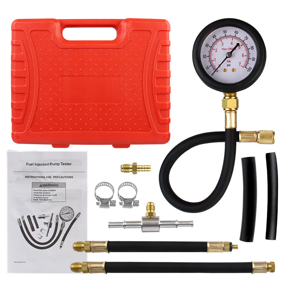 For Fuel Injection Pump Tester TU-113 Fuel Pressure Gauge Car Test Set Auto Diagnostics Tools