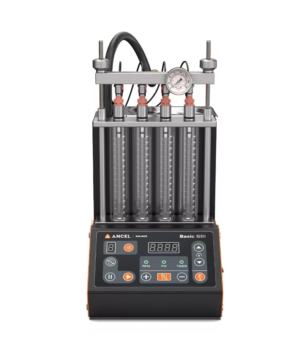 ANCEL ANJ400 GDI Fuel Injector Cleaner 4-Cylinders Ultrasonic Cleaning EFI FEI injectors Cleaner Gasoline Test Auto Tool for Car