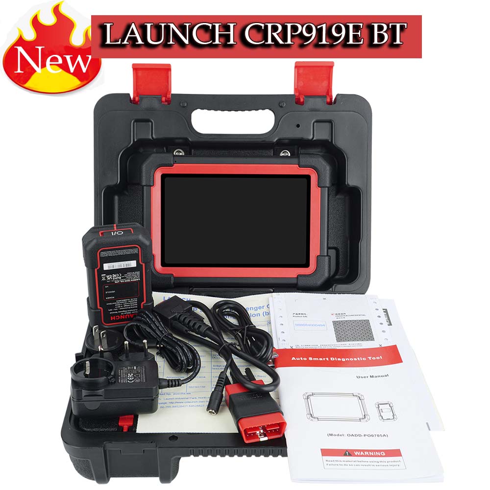 LAUNCH X431 CRP919E BT OBD2 Scanner,Bidirectional Scan Tool,added CAN FD/DoIP,OE-Level All System Diagnostic Dbscar 7 BT adapter