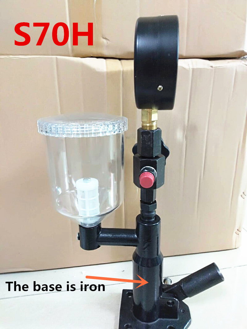 S70H Common rail diesel Injector nozzle validator fuel nozzle Injector tester good quality,Manual diesel booster pump