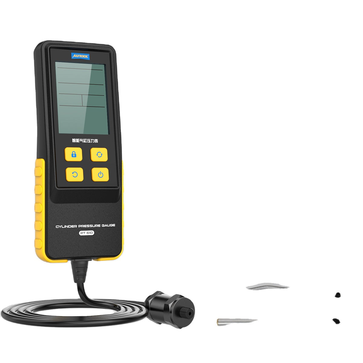 AUTOOL  Factory PT610 Intelligent Cylinder Pressure Gauge Cylinder Tester Auto Test Tool